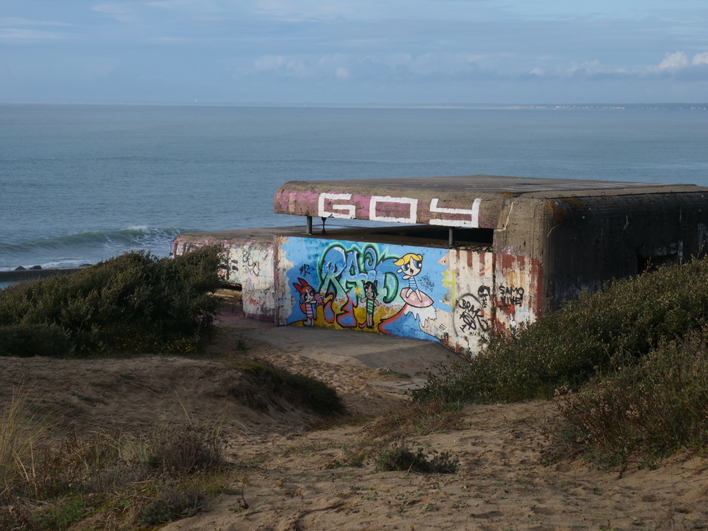 Graffiti bunkers du mur de l'Atlantique