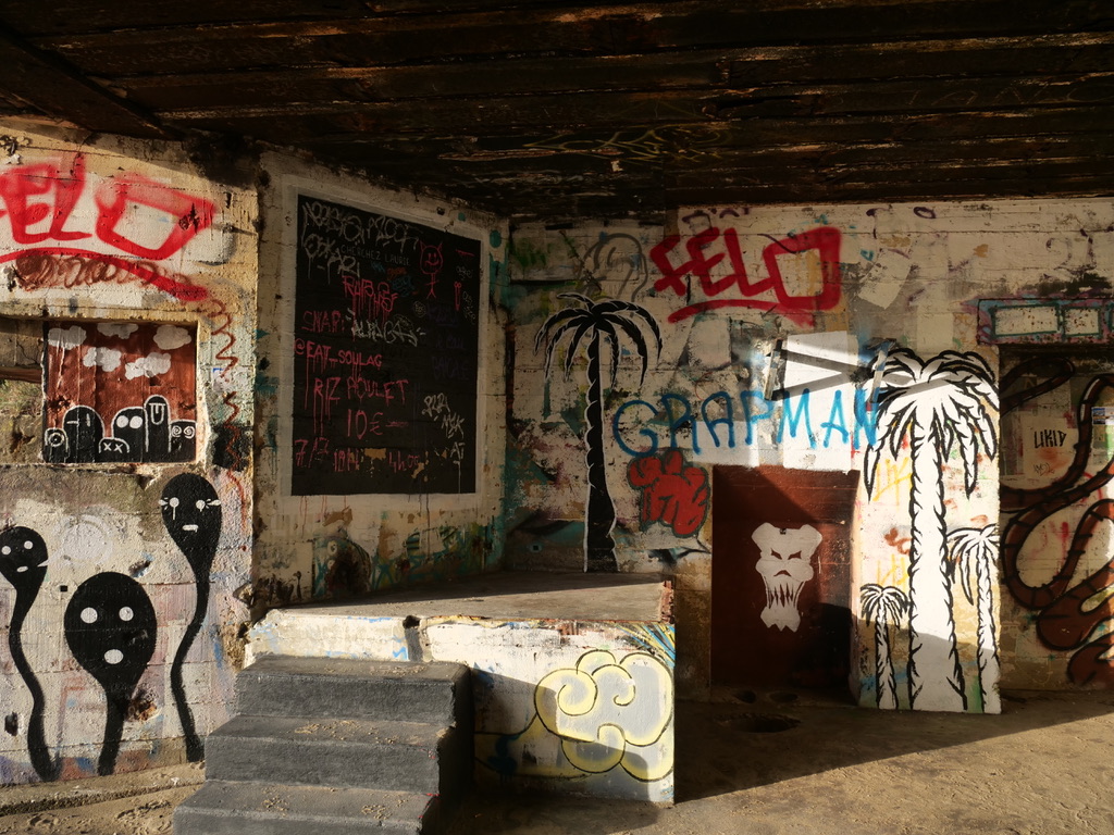Graffiti bunkers du mur de l'Atlantique