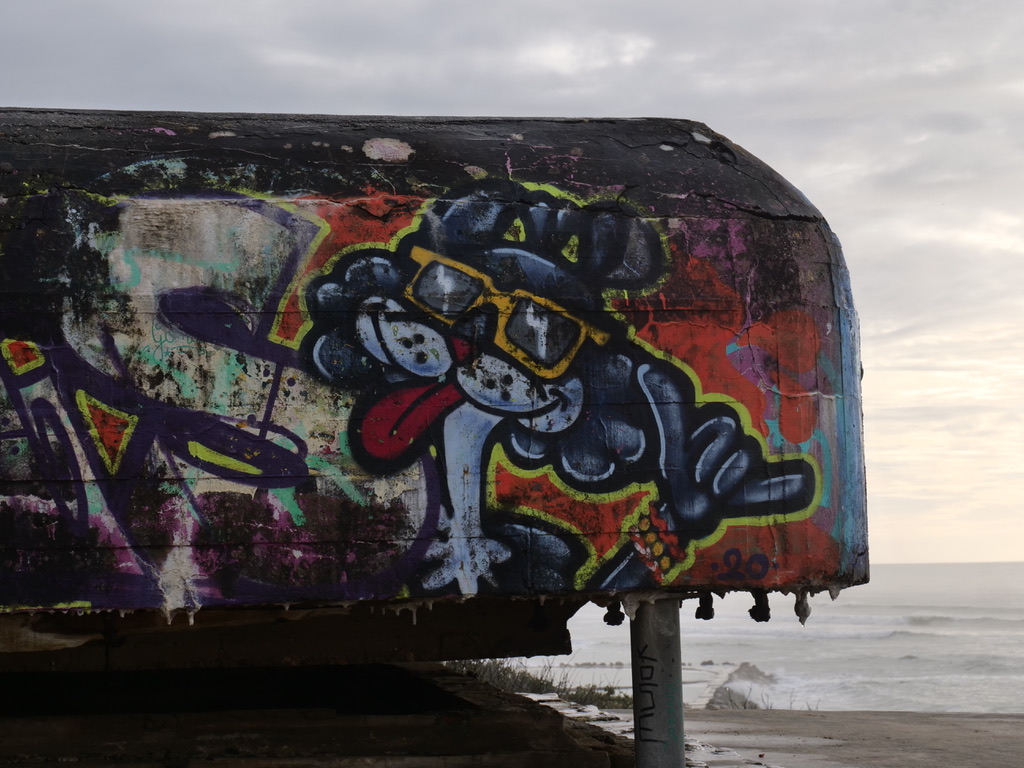 Graffiti bunkers du mur de l'Atlantique