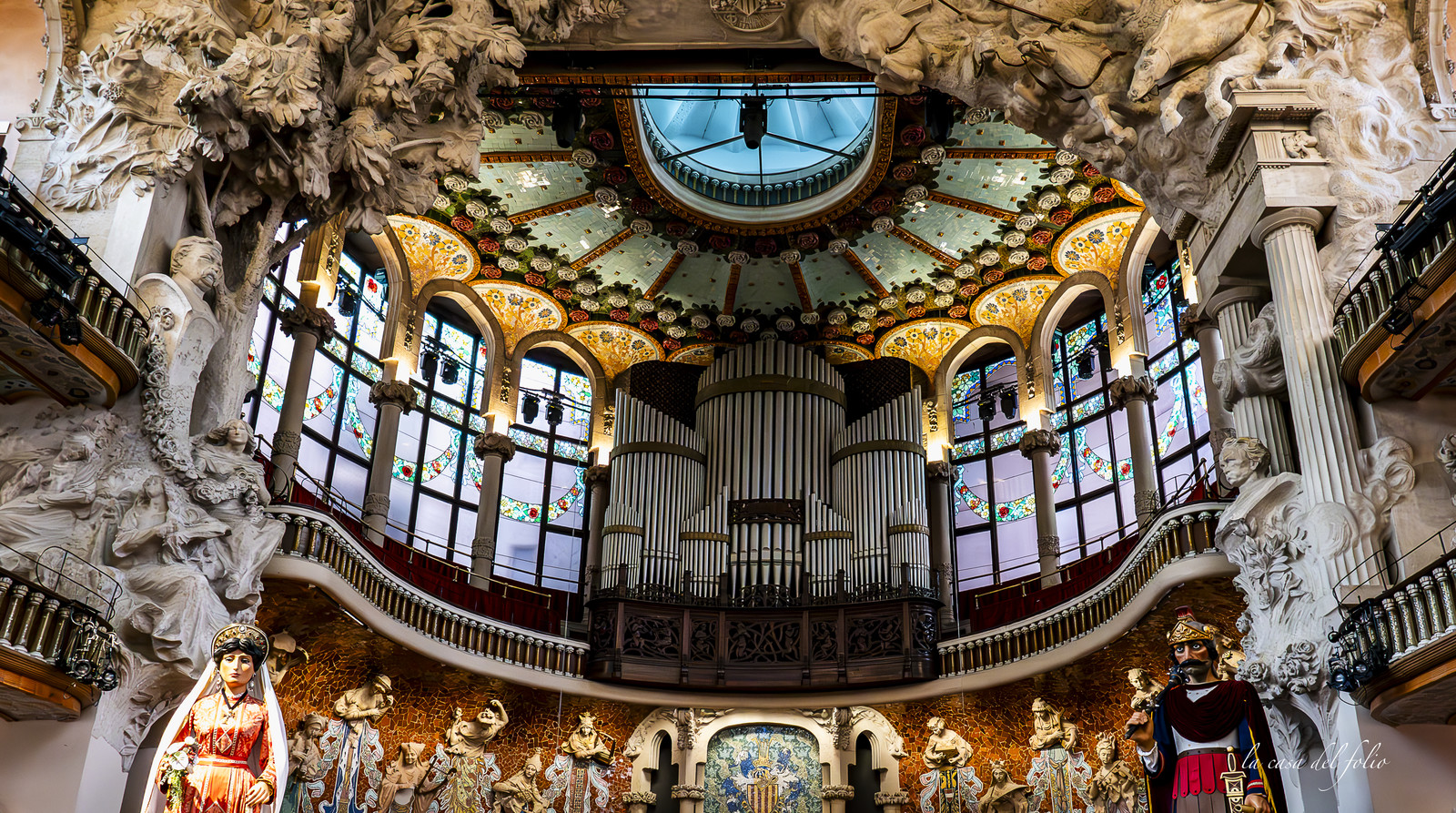 Le palais de la Musique à Barcelone