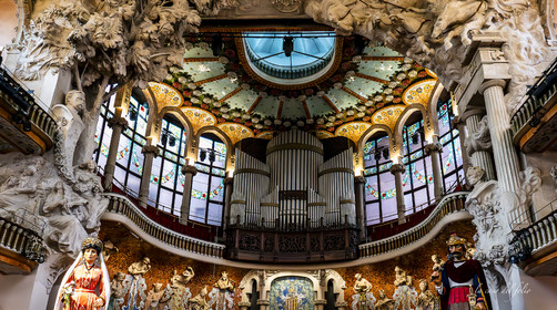 Le palais de la Musique à Barcelone