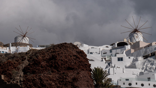 Les moulins de Santorini